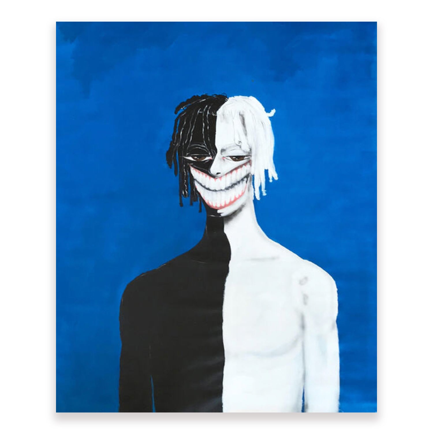 SOLD - Black and Blue